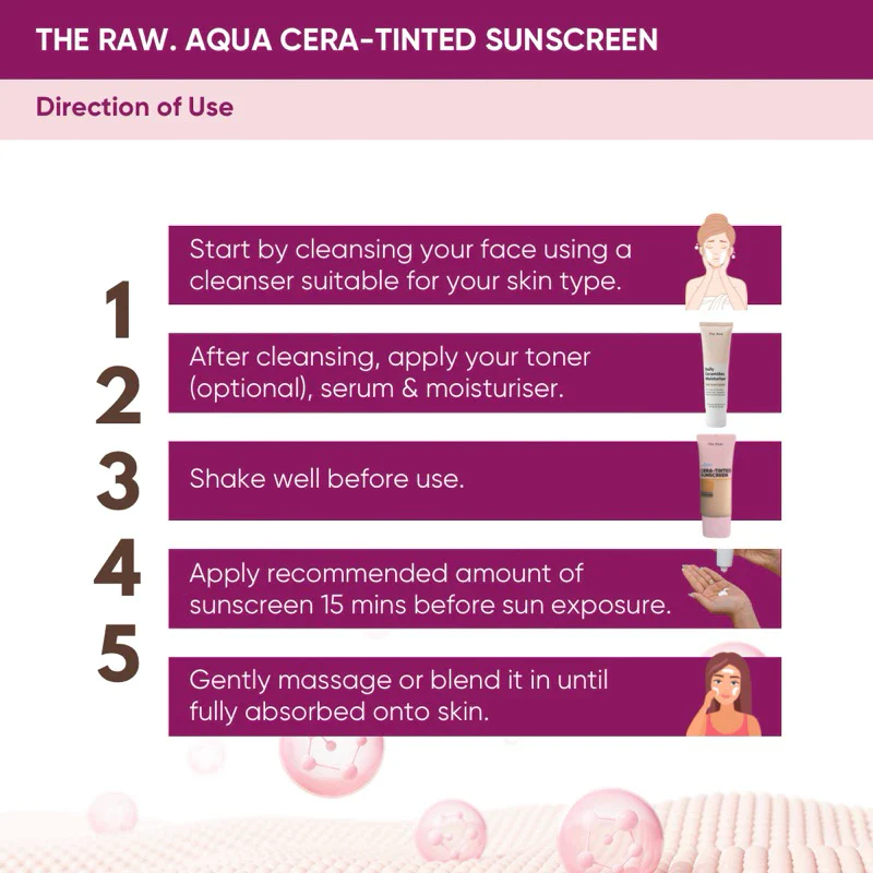 Aqua Cera-Tinted Sunscreen SPF 50+ PA++++ - Image 7