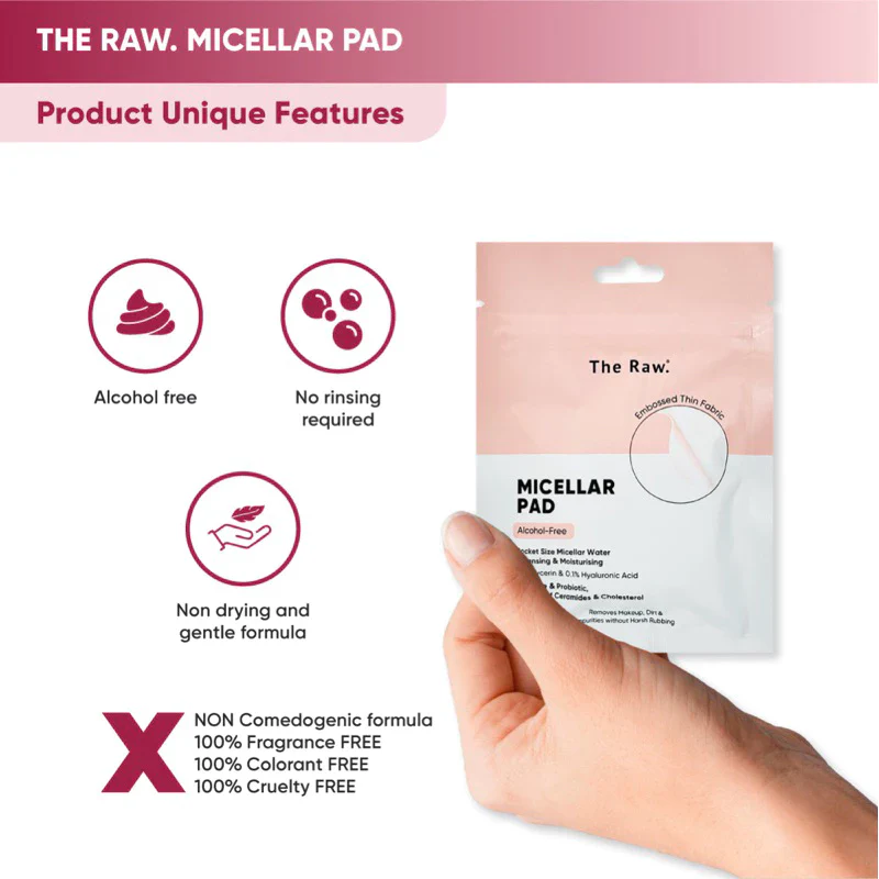 Micellar Pad Alcohol Free Makeup Remover - Image 4