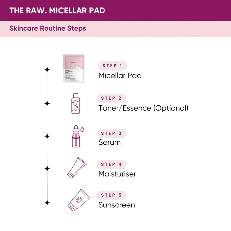 Micellar Pad Alcohol Free Makeup Remover - Image 6