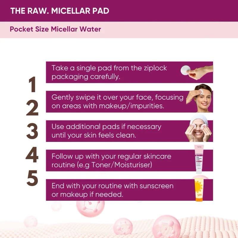 Micellar Pad Alcohol Free Makeup Remover - Image 7