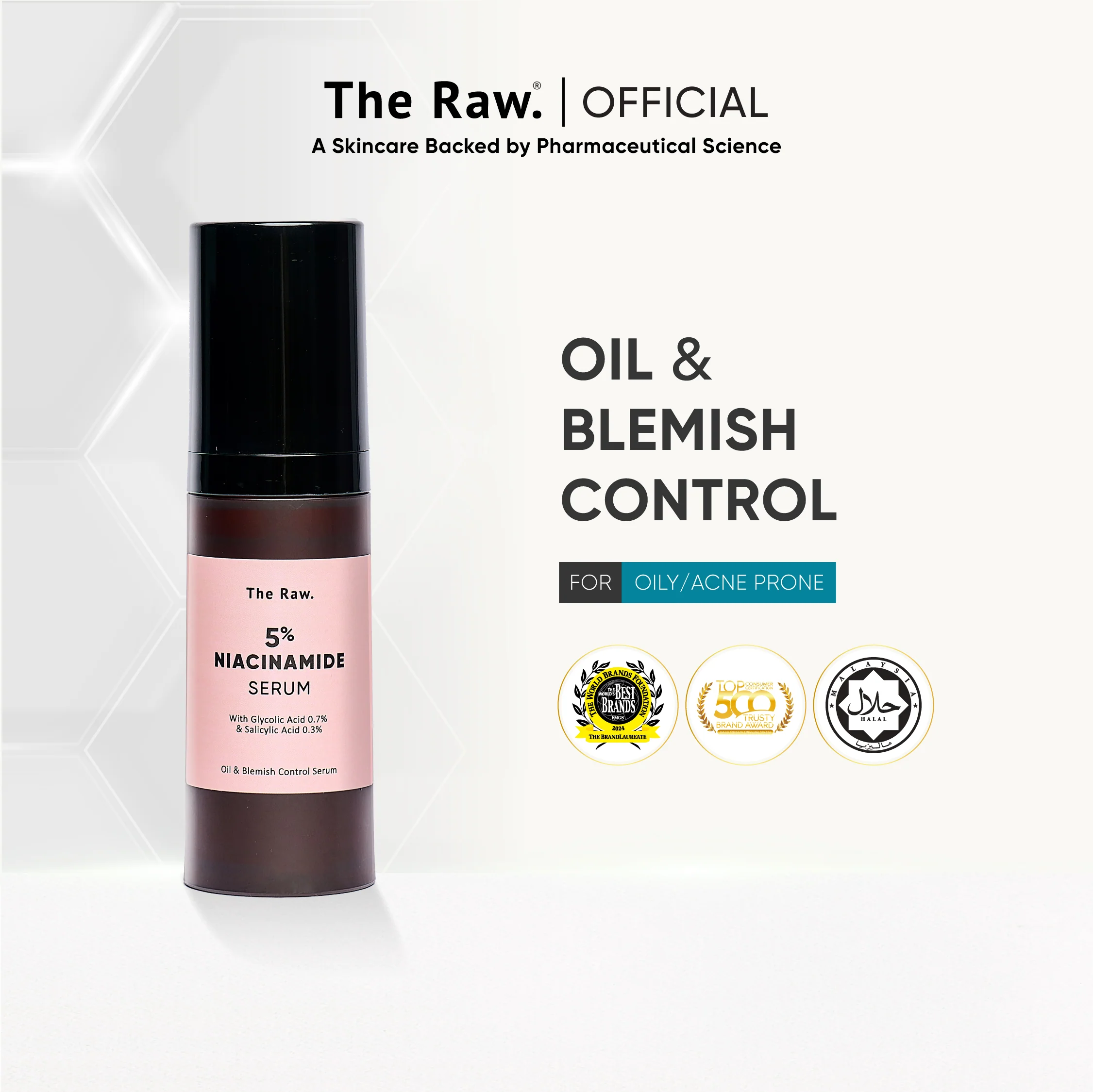 Niacinamide 5% Serum - Oil, Acne & Blemish Control 15ml/30ml - Image 3