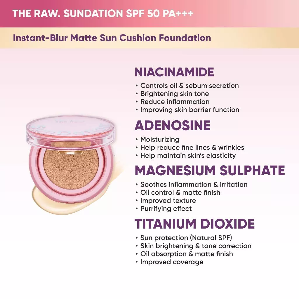 The Raw. SunDation® - Cushion Foundation - Image 4