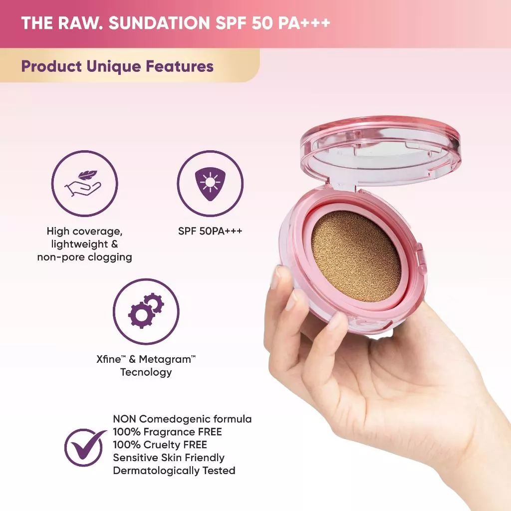 The Raw. SunDation® - Cushion Foundation - Image 5